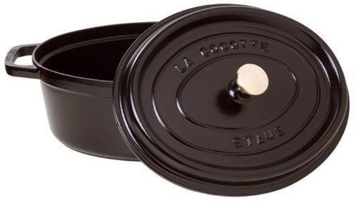 staub ストウブ 「 ピコ ココット オーバル ブラック 23cm 」 両手 鋳物 ホーロー 鍋 IH対応 La Cocotte Oval 40500-231