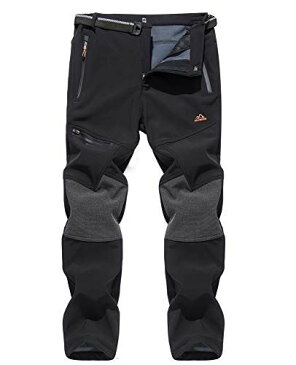 TOTNMC アウトドアパンツ メンズ 登山パンツ 裏フリース 防寒ズボン 防寒 トレッキングパンツ 保温 ソフトシェルパンツ 厚手 作業着 大きいサイズ 春秋冬 996D