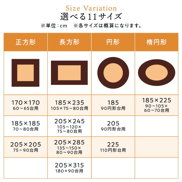 厚掛け こたつ布団 単品 【長方形 ネイビー 約205×315cm】 フランネル 無地 リバーシブル 抗菌防臭 洗える オールシーズン 防滑【代引不可】 3