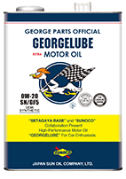 SUNOCO (スノコ) エンジンオイル GEORGELUBE (ジョージルブ) SN/GF5 0W-20 4L