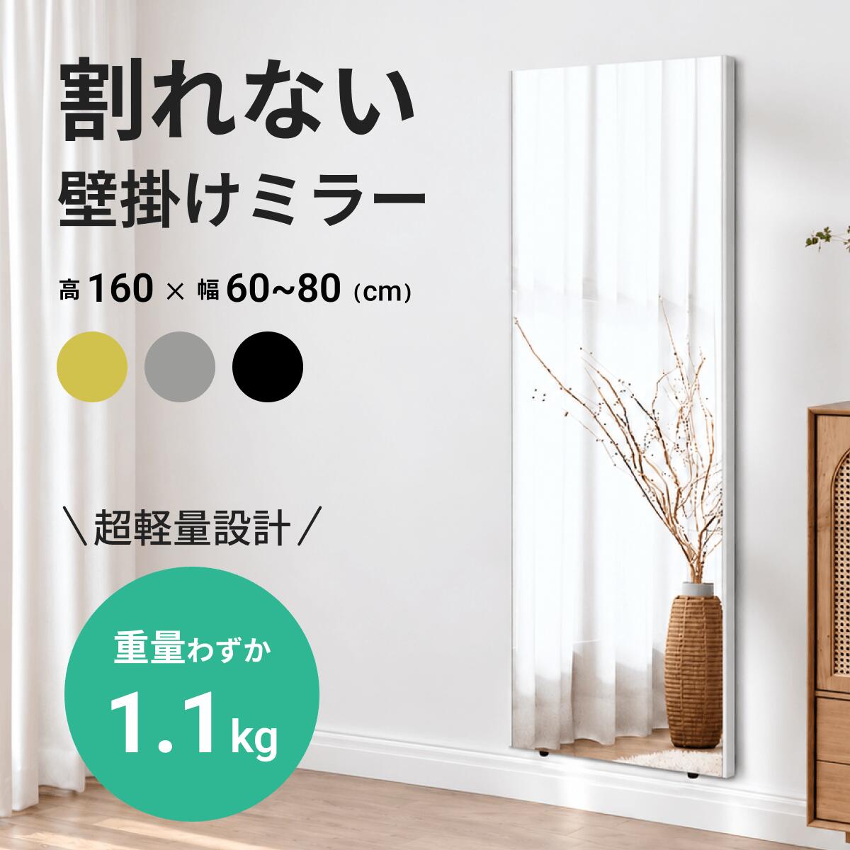 楽天市場】割れない鏡80 ×160の通販