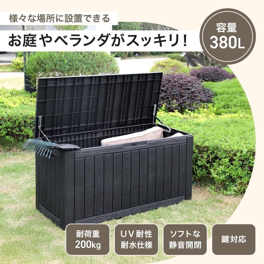 屋外収納ボックス 大容量 ストッカー 防水 ガーデン収納 ベランダ収納 屋外収納庫 ...
