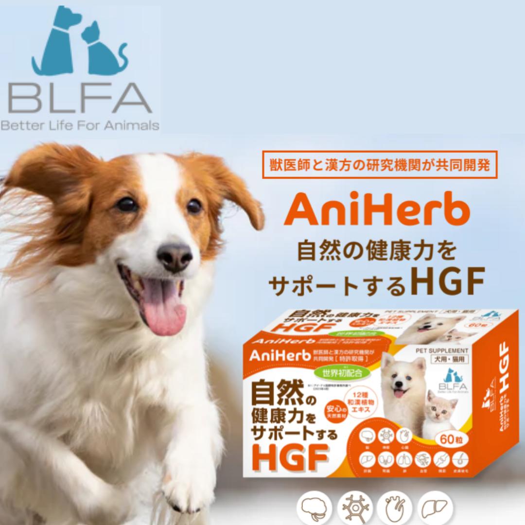 AniHerb/犬・猫たちペットの健康を強力にサポート/BLFA/愛するペット