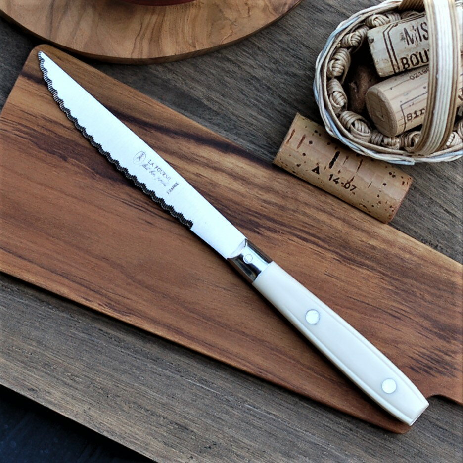 ビストロカトラリー良く切れる ステーキナイフ Filet Collection フランス製 NERON Ivory【正規輸入品】