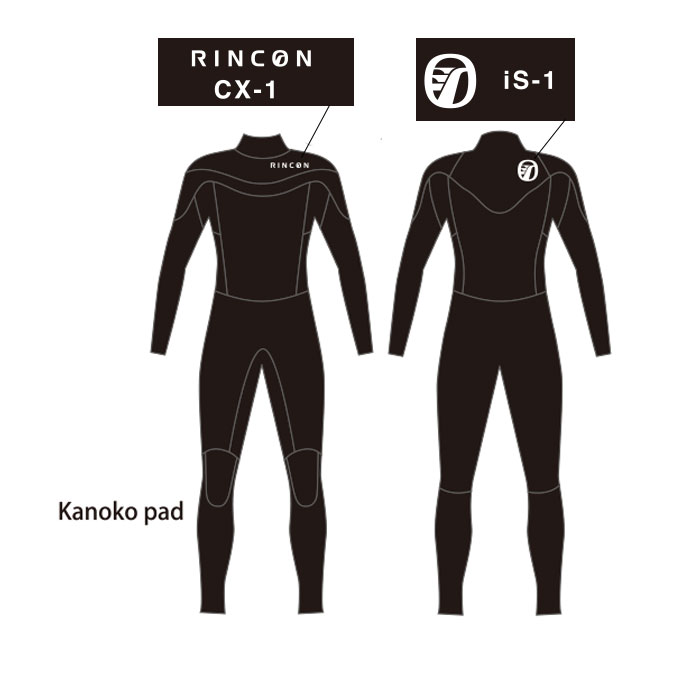 【公式/セミオーダー対応】リンコンウェットスーツ フルスーツ 3mm RINCON ICON SH...