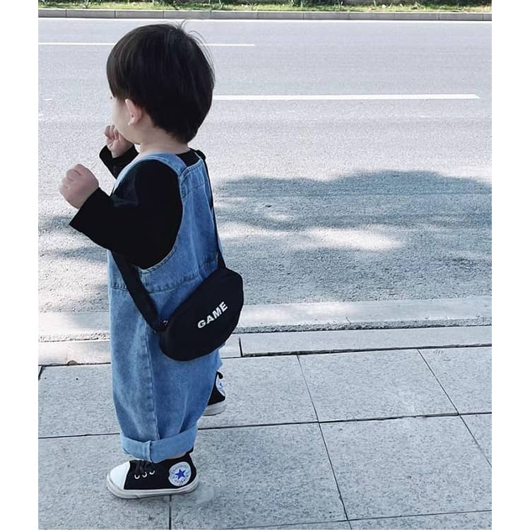 ベビー デニム サロペット ロンパース ワイド 子供服 ベビー服 男の子 女の子 デニ...