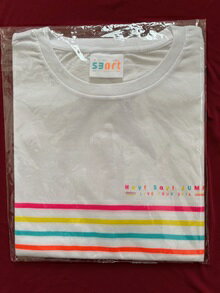 新品 Hey Say JUMP Tシャツ ホワイト Hey Say JUMP LIVE TOUR 2014 smart ★ 山田涼介 中島裕翔 知念侑李 有岡大貴 高木雄也 伊野尾慧 八乙女光 薮宏太 グッズ