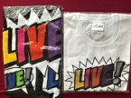新品 NEWS フェイスタオル & Tシャツ 2点セット ■ LIVE! LIVE! LIVE! NEWS DOME PARTY 2010 ★ タオル マフラータオル グッズ