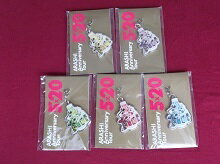 新品 嵐 ARASHI Anniversary Tour 5×20 公式グッズ 会場限定チャーム 第2弾 5点セット ■ 東京ドーム 札幌ドーム 福岡ドーム 名古屋ドーム 大阪ドーム