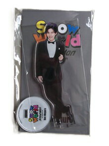 商品情報サイズ/寸法パッケージサイズ：9×14.2センチメートル注意モニター発色の具合により色合いが異なる場合がございます。新品 目黒蓮 アクリルスタンド Snow Man 1st Stadium Live Snow World ★ Sno...