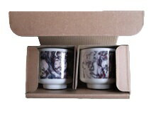 新品 おちょこ2個セット FREESTYLE 2020 大野智 作品展 ★ フリースタイル 嵐 カップ コップ グラス 酒..