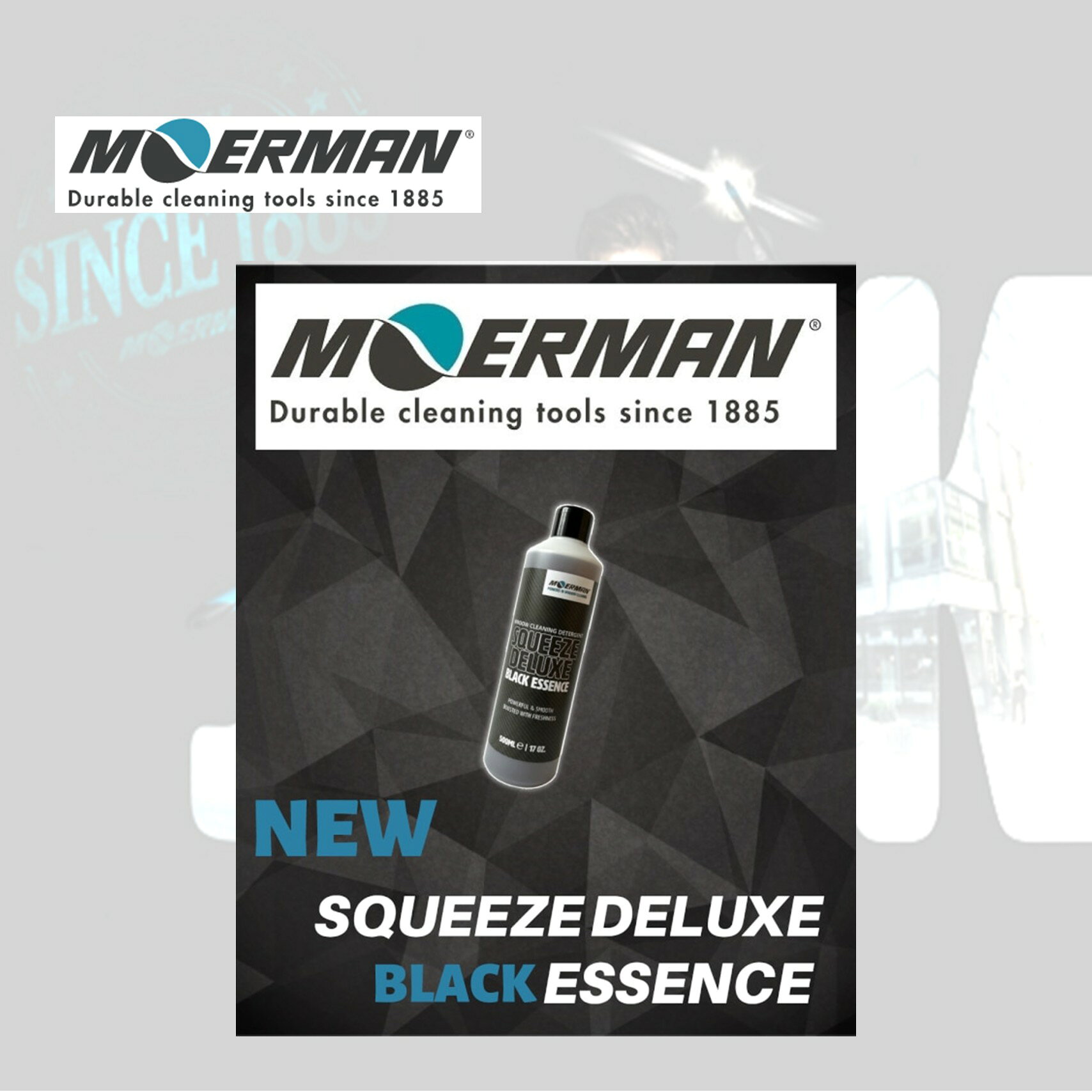 MOERMAN モアマン スクイーズデラックス ブラックエッセンス 500ml （1本） ガラス洗剤 SLES高濃度 プレミアム洗剤 クリア 光沢 泡たち 洗浄力向上 上位モデル M29129 JI tnets-store-10001883 おそうじRevo楽天市場店 サンプル画像2