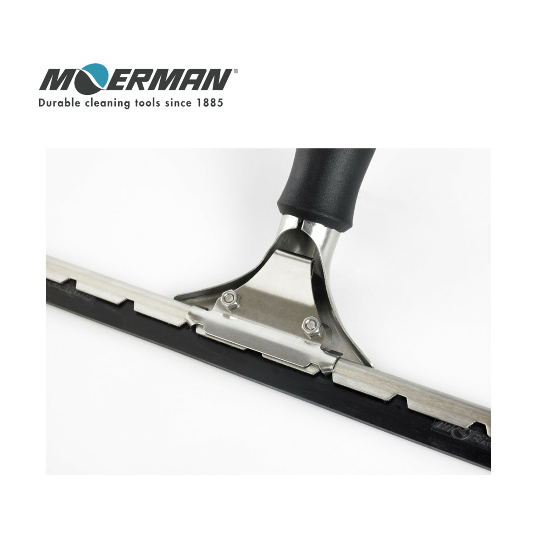 MOERMAN モアマン ステンレススクイジーセット 30cm （1セット） ガラススクイジーセット サビにくい プレミアムブラッシュステンレス鋼 サビ止め加工 高品質ステンレス製 M00012 JI 大特価セール