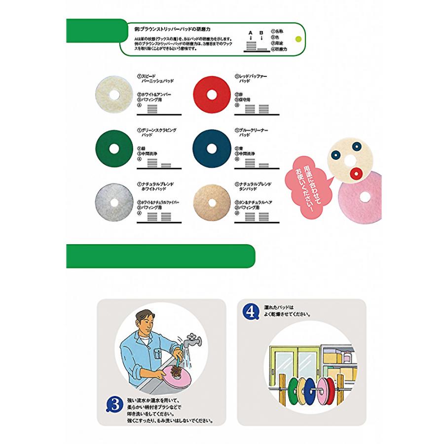 3M スリーエム ブラック ストリッピングパッド 黒パッド 9インチ （1枚） スリーエム フロアパッド BLA-230X82 JI 大特価セール