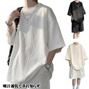 メンズ 半袖 Tシャツ 夏 セット ショットパンツ ジャージ 大きいサイズ カジュアル 吸汗 速乾 2点セット ゆったり おしゃれ 薄手 快適 涼しい 部屋着 ...