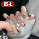 ネイルチップ クリスマス かわいい サンタ クリスマスネイル 可愛い 雪の結晶 送料無料 貼るだけ簡単ネイル 子供用 ショート ネイルシール 雪だるま スクエア...