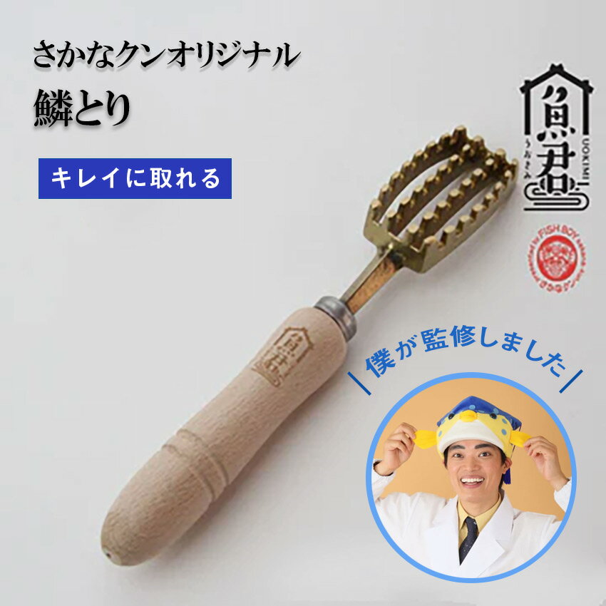1/1 00:00〜 当店限定P5倍 × 新春ポイントアップ祭り ◆ さかなクン鱗取り // さかなクン さかな 魚 簡単 刃 切れ味 復活 コンパクト 持ちやすい 握りやすい うろこ ウロコ 料理用 キッチン キッチングッズ