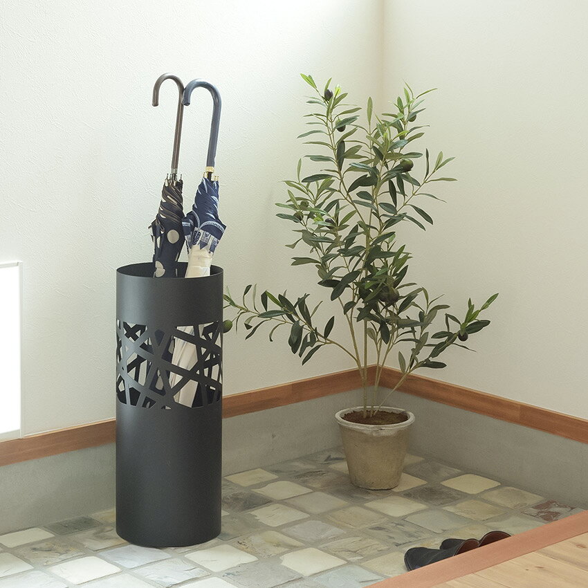 傘立て LFS-181 ブラック ホワイト// 傘 傘立て スリム 物入れ 収納 玄関 インテリア 家具 新生活 引越 東谷 [2]