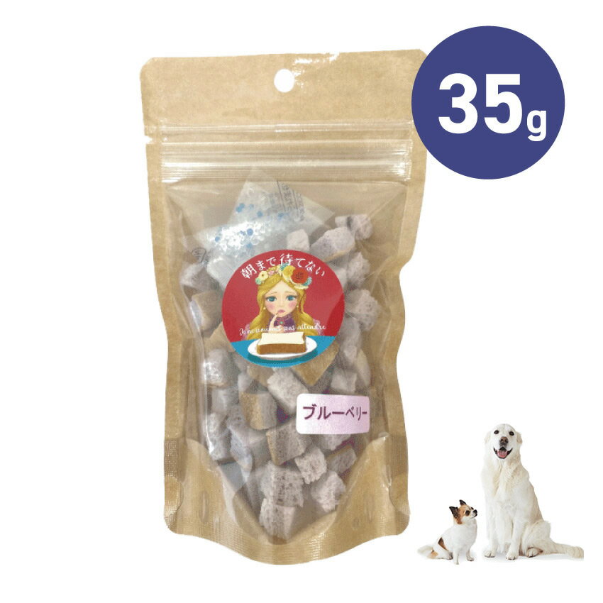 樂天商城 - 4/24 20:00〜 当店限定P5倍 × マラソン ◆パン屋さんのラスク ブルーベリー 35g // ペットフード ドッグフード ペット 添加物不使用 国産 ご褒美 おやつ ザペット