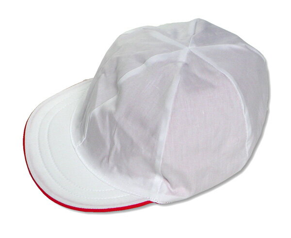 【体操服】赤白帽(柔らかいつば）[サイズ：M（F）]