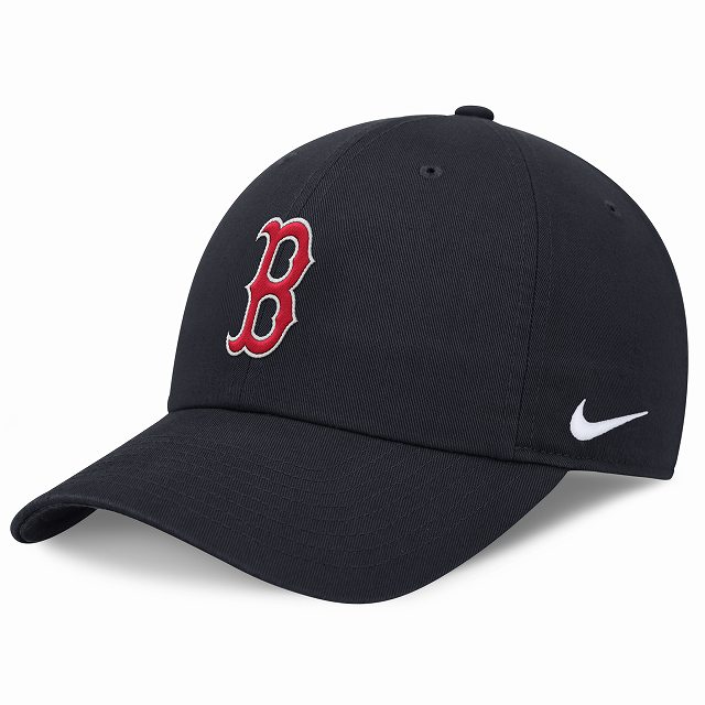 运动帽 - NIKE MLB ボストンレッドソックス キャップ NB01-4FA-BQ-BEK ナイキ 帽子 MLBキャップ 野球 メンズ ピッチブルー