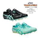陸上スパイク asics アシックス EFFORT 13 オールウェザー 土トラック兼用 1093A167 【送料無料】 ランニングスパイク ランスパ メンズ ...