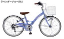 【新品】【送料無料！】【メーカー直送品】IKESHO 池商MYPALLAS折畳自転車ジュニア用22インチ 6段変速LEDオートライト/バスケット/リング錠付きM-802F【本州配送限定】