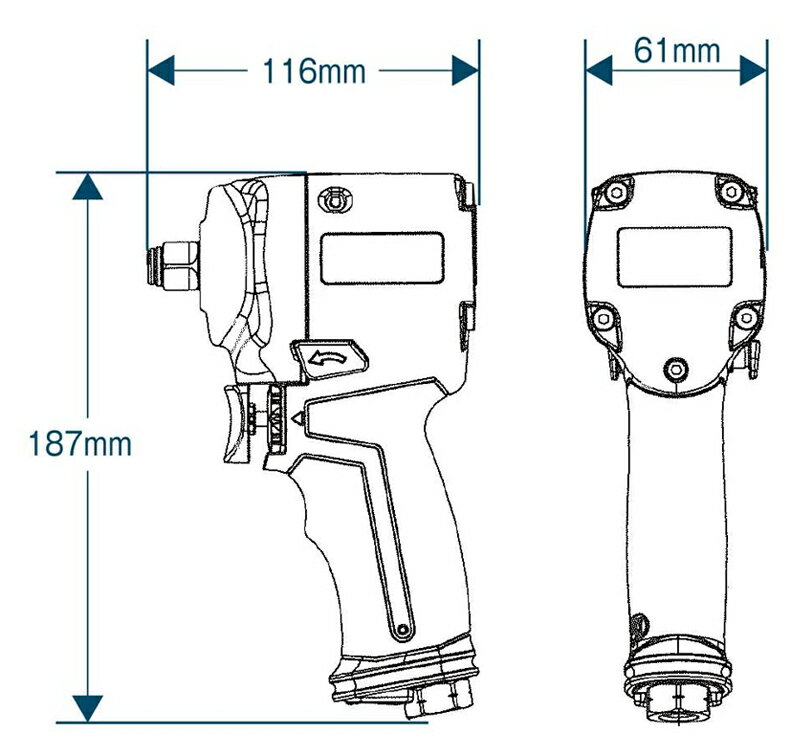 新品 送料無料 エア工具本体 代引き不可 Flobal フローバルprostyle Toolエアーインパクトレンチツインハンマーpi 678t とーるりーすのディスカウント店軽量ショートボディでパワフル 低反動 耐久性に優れたツインハンマー