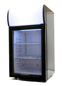 【新品】SIS エスアイエスディスプレイクーラーショーケース冷蔵庫容量40L 右開きカラー:ブラックSC40B【代引き不可】【沖縄・一部離島配送不可】