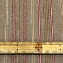 生地 【 ジャガード刺繍ストライプ 茶 】 ジャガード生地 ストライプ 縦縞 150cm巾 幅広 ポリエステル 綿混生地 スカート パンツ ワンピース バッグ ポーチ クッションカバー ランチョンマット 可愛い おしゃれ 上品 Textile World TOA