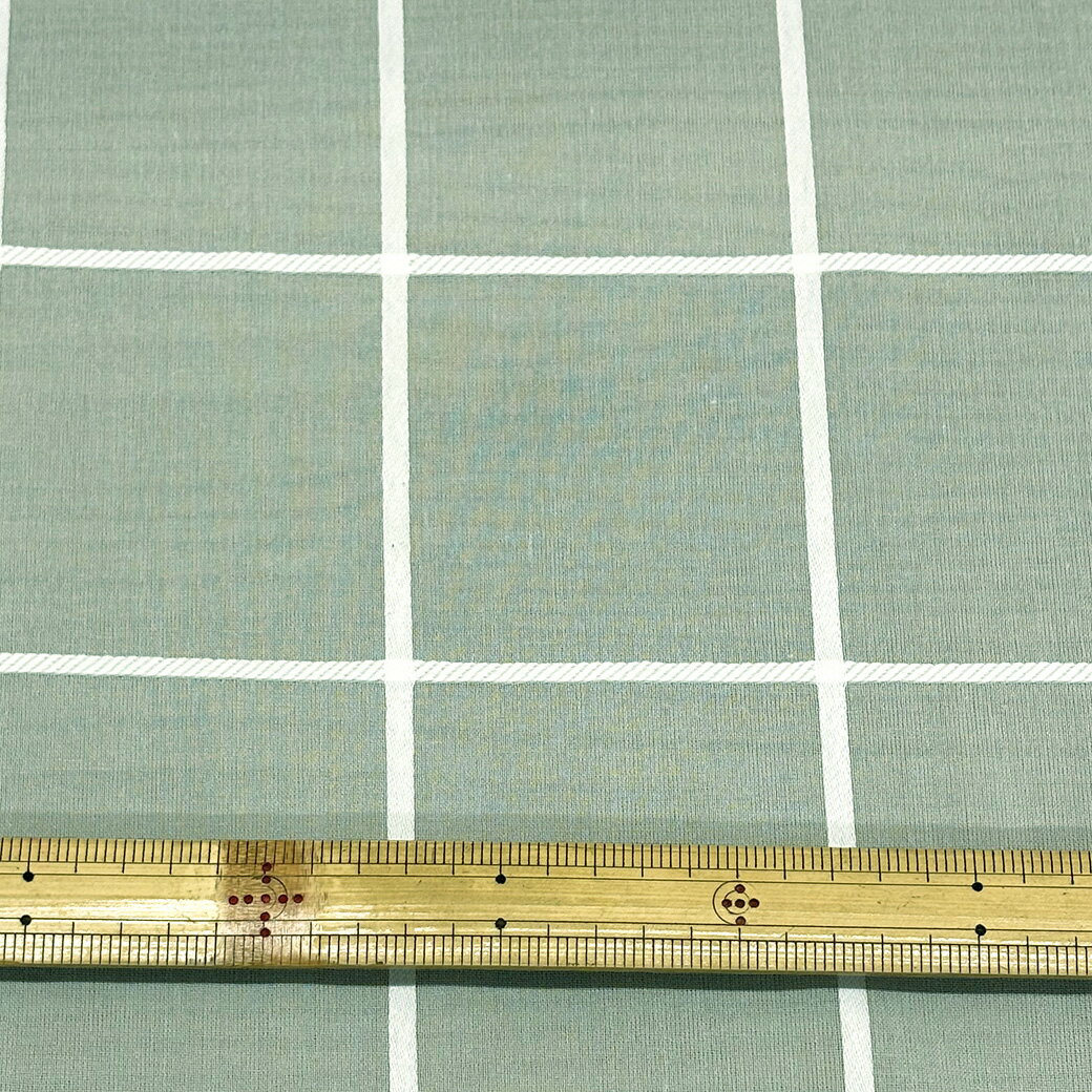 【30%OFF】 生地【 ボイル地 大柄格子 ブルーグレー 】ボイル生地 薄手 100cm巾 ポリエステル 格子柄 チェック 大柄 柔らかい ふんわり シャツ ブラウス ワンピース チュニック スカート ストール カフェカーテン ハンドメイド 手芸 Te