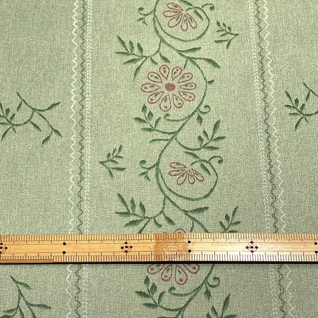 生地 【 暗幕 花枝プリント グレー 】 布 ...の紹介画像3