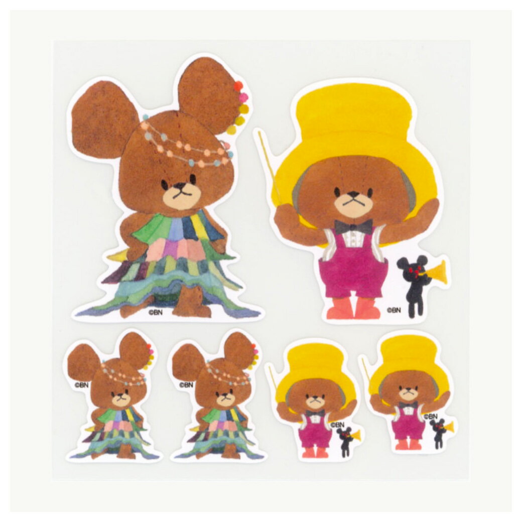 【★BLACK FRIDAY★P5倍】 ワッペン【 ミササ めじるしワッペン へんてこりんパーティー 1783 】 アイロンワッペン くまのがっこう 絵本 ジャ...