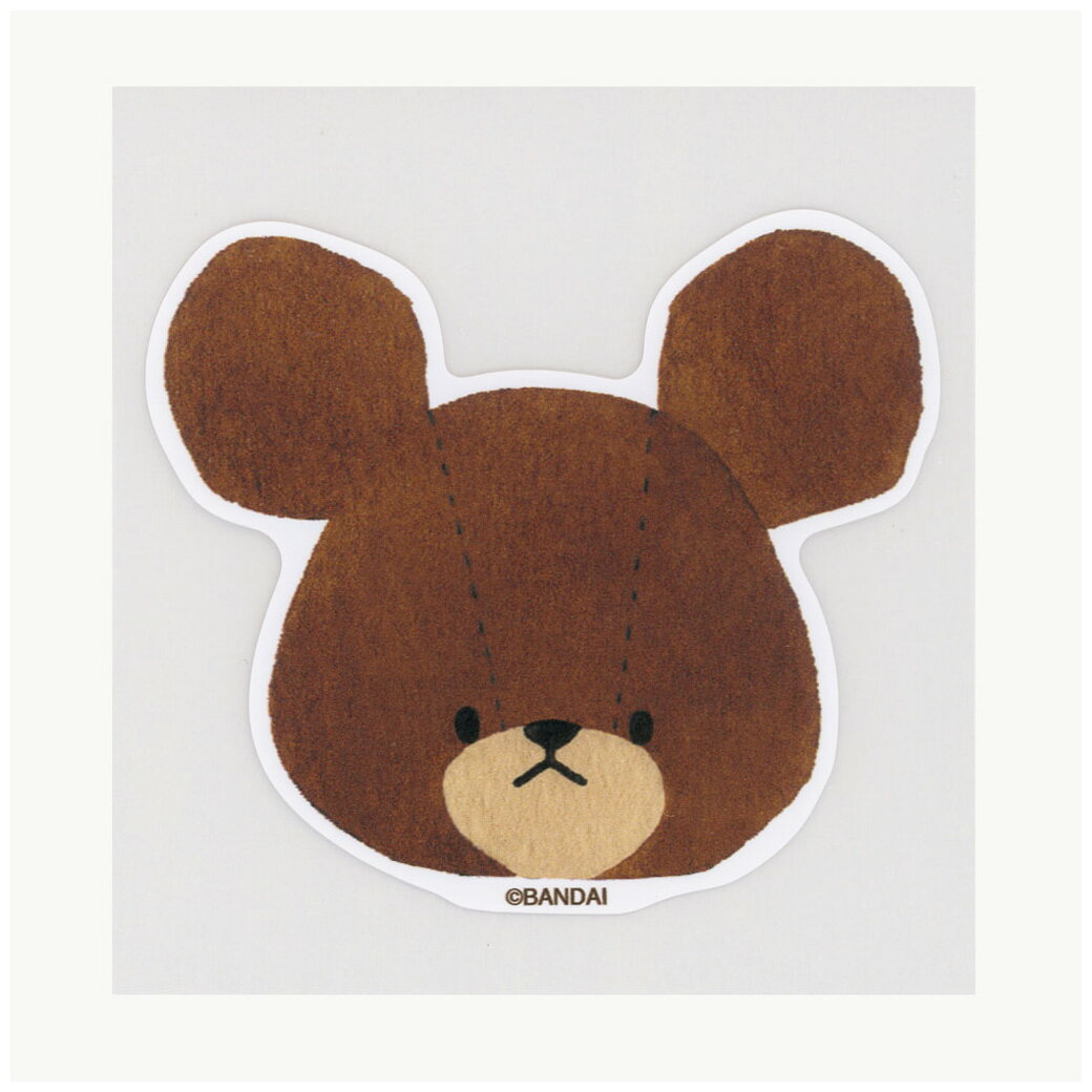 【★BLACK FRIDAY★P5倍】 ワッペン【 ミササ めじるしワッペン ジャッキーフェイス 1788 】 アイロンワッペン くまのがっこう 絵本 ジャッキ...