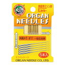 ミシン針 【 オルガン家庭用 ミシン針 Eカラー HA×1 #11 普通地用 5本入 】 オルガン針 ORGAN NEEDLES HAx1 #11 普通生地用 ...