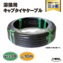 ★7月は全商品ポイント10倍★エントリー不要!! 溶接 キャブタイヤケーブル 三ツ星 WCT38SQ 10m