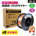 ★7月は全商品ポイント10倍★エントリー不要!! 送料無料 代引き不可 JIS認定 YGW12 溶接ソリッドワイヤ TW-12 1.0mm ×15kg/巻 10...