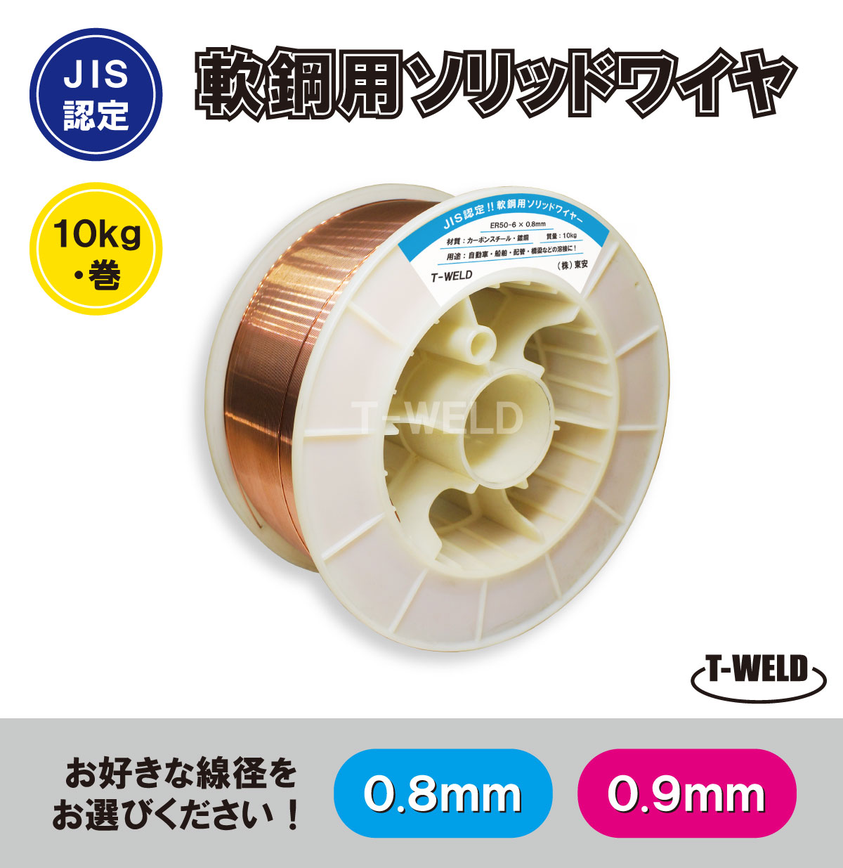 TRUSCO 軟鋼ソリッドワイヤ0.8Φ10KG/NSW-08-10/業務用/新品/小物送料対象商品 TRUSCO 軟鋼ソリッドワイヤ0.8Φ10KG/NSW-08-10/業務用/新品/小物送料対象商品