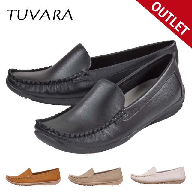 【アウトレット】TUVARA ツバラ 21002 レディース ドライビングシューズ フラットシューズ モカシン ぺたんこ靴 楽 …