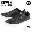 EDWIN EDW-7025 エドウィン スニーカー メンズ レースアップ 紐靴 ヒモ クッション オシャレ 履きやすい 軽い 30代 40代 50代 旅行 普...