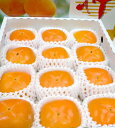奈良産 たねなし ハウス柿 かき Mサイズ 12個入り 化粧箱 ○ご贈答おすすめ果物です|種無しカキ 平核無柿 温室柿