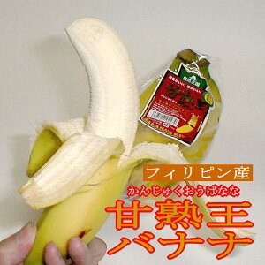 フィリピン産　甘熟王バナナ（かんじゅくおうばなな）6パック（4〜5房/1パック）|高地栽培ばなな banana 完熟王 あまじゅくおう