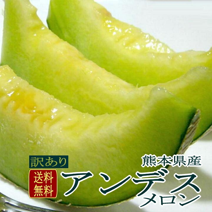 送料無料「訳あり」アンデスメロン 小玉 Mサイズ 7個入り 熊本産 緑肉|小玉のわけありメロンです。お味は秀品と同じですのサムネイル