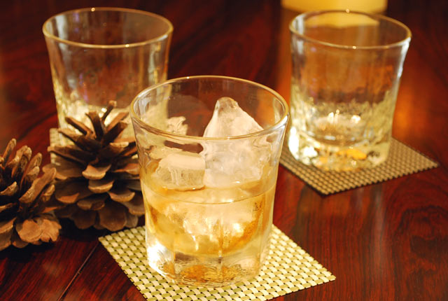 【吹きガラス　村上恭一】九角ロックグラス