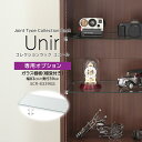 【ユニール専用オプション】 ガラス棚板 奥行39cm 専用棚受け付 (左・右・丸×2)