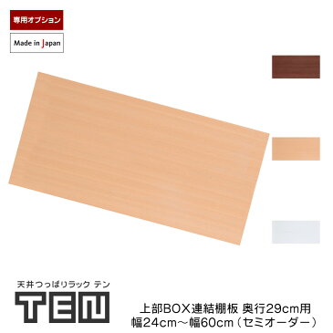 TEN専用 連結用 上部BOX棚板 奥行29cm セミオーダー品