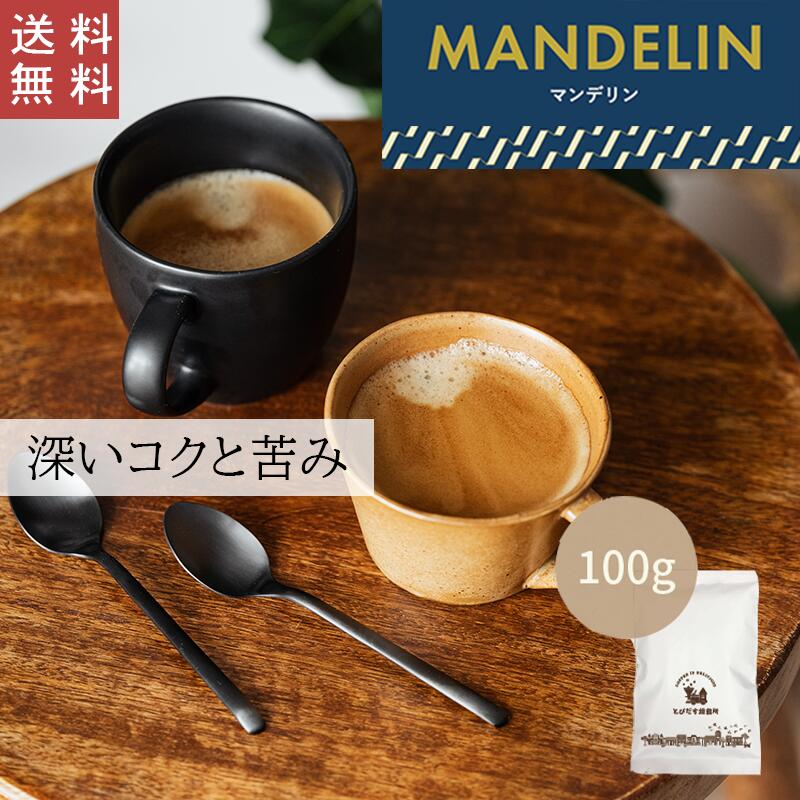  マンデリン 100gインドネシア コーヒー コーヒー豆 珈琲 ストレート 高級銘柄 深いコク 苦み ハンドドリップ ペーパードリップ フレンチプレス 水出しコーヒー ダートコーヒー