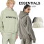 ESSENTIALS å󥷥륺 ѡ  ǥ ץ륪С  ѡ ӥå Fear Of God Essentials Pullover Hoodie 20AW