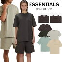 FOG ESSENTIALS ロゴ 半袖シャツ Tシャツ T-shirt エッセンシャルズ 両面ロゴ メンズ レディース オーバーサイズ オフホワイト フィアオブゴッド Fear Of God　ユニセックス 春夏 夏 半袖 正規品 男女兼用 送料無料 23SS (92777878)