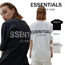 FOG Essentials Los Angeles 3M Boxy T-Shirt ロゴ Tシャツ 半袖シャツ エッセンシャルズ 両面ロゴ メンズ レディース オーバーサイズ オフホワイト フィアオブゴッド Fear Of God　ユニセックス 春夏 夏 半袖 男女兼用 送料無料